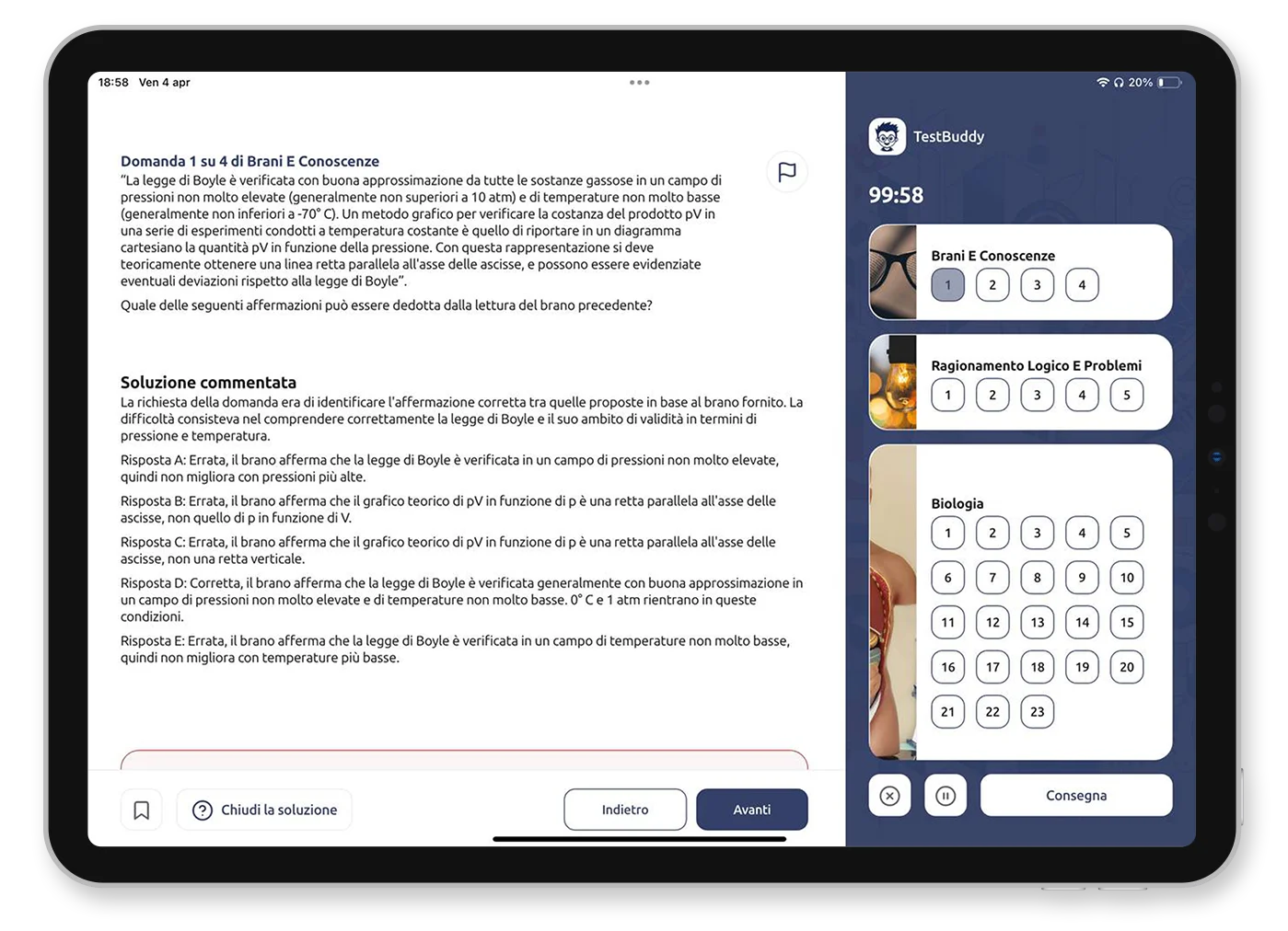 Question explanations